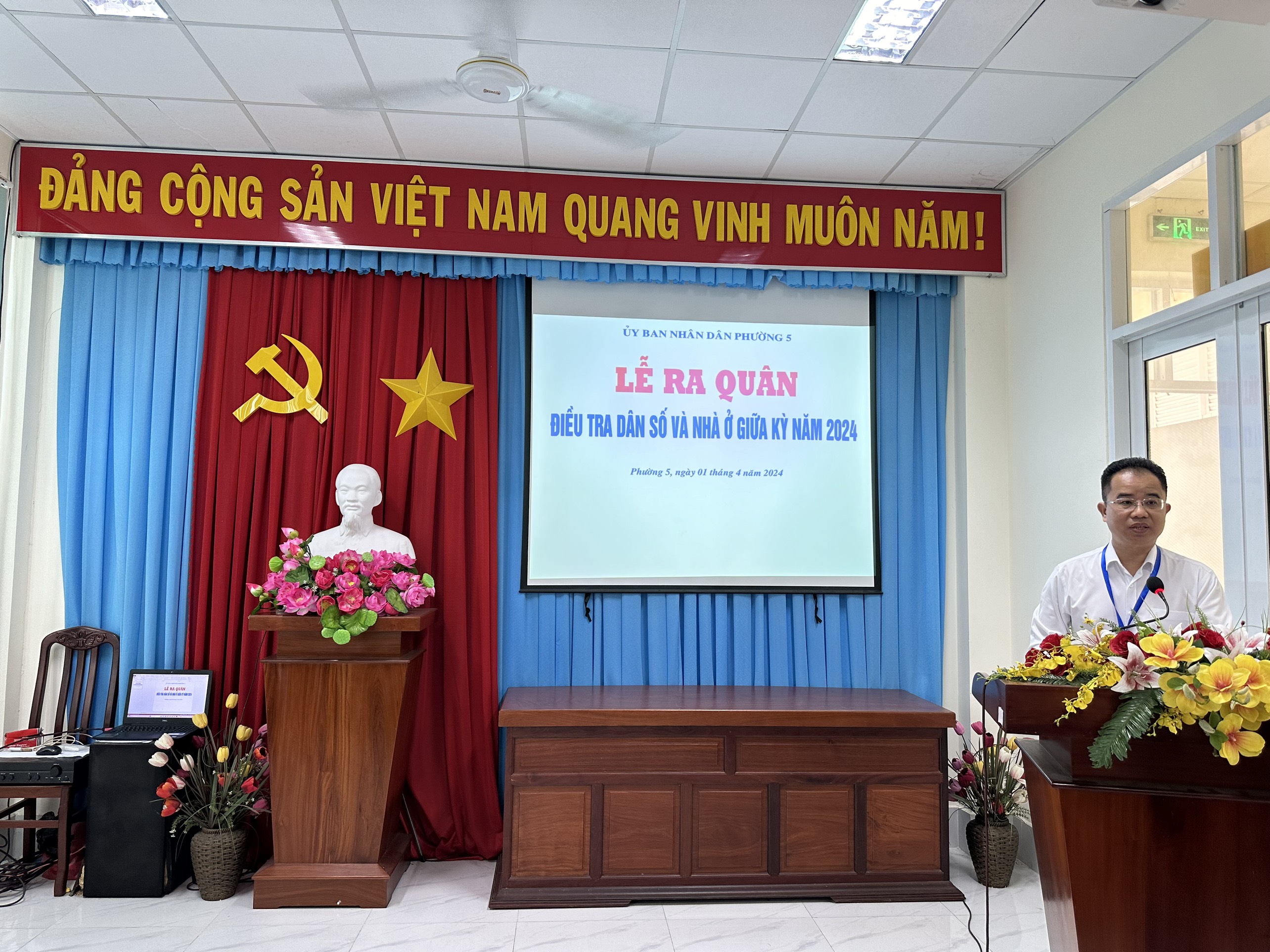 Tiền Giang tổ chức Lễ ra quân Điều tra dân số và nhà ở giữa kỳ năm 2024